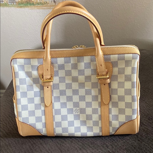 Louis Vuitton Damier Azur Berkeley handbag. - Picture 3 of 7